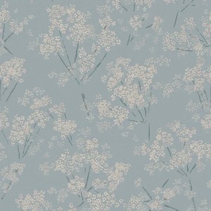 Papeldecor|Barocke Kreis-Tapete mit Blumen und Ornamenten in Gold|Tapeten