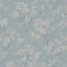 As Creation|Papier Peint fleurs style romantique bleu, turquoise|Papier Peint