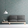 As Creation|Wallpaper romantic-style flowers in blue, turquoise|Wallpaper