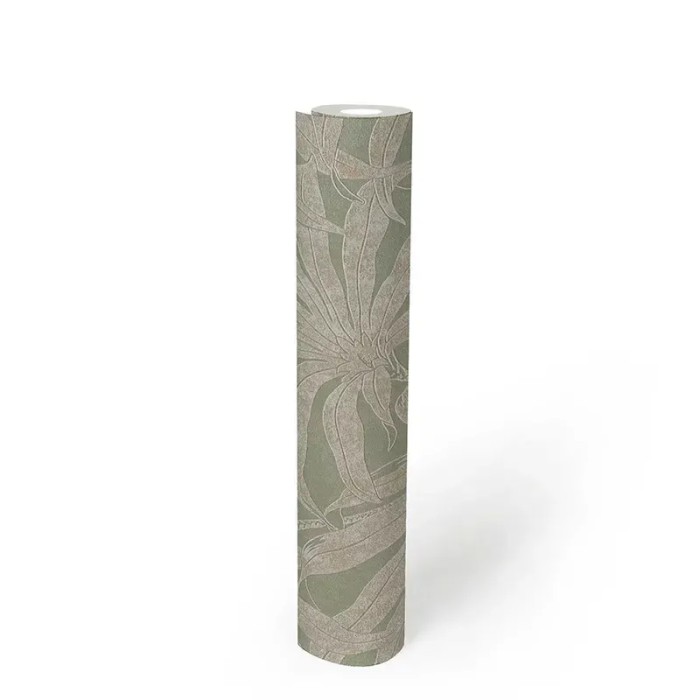 As Creation|Papier Peint fleurs exotiques urban jungle vert|Papier Peint