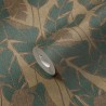 As Creation|Papier Peint feuilles de bananier ou de banane beige, vert|Papier Peint