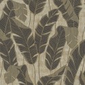 As Creation|Wallpaper banana leaves beige, black, gold|Wallpaper