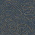 As Creation|Papier Peint oriental moderne bleu, doré|Papier Peint