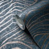 As Creation|Papier Peint oriental moderne bleu, doré|Papier Peint