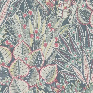 Casamance|Wallpaper geometric khaki yellow Herbin style|Ethnic