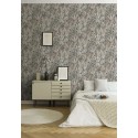 As Creation|Papier Peint fleurs style floral boho beige, gris|Floral