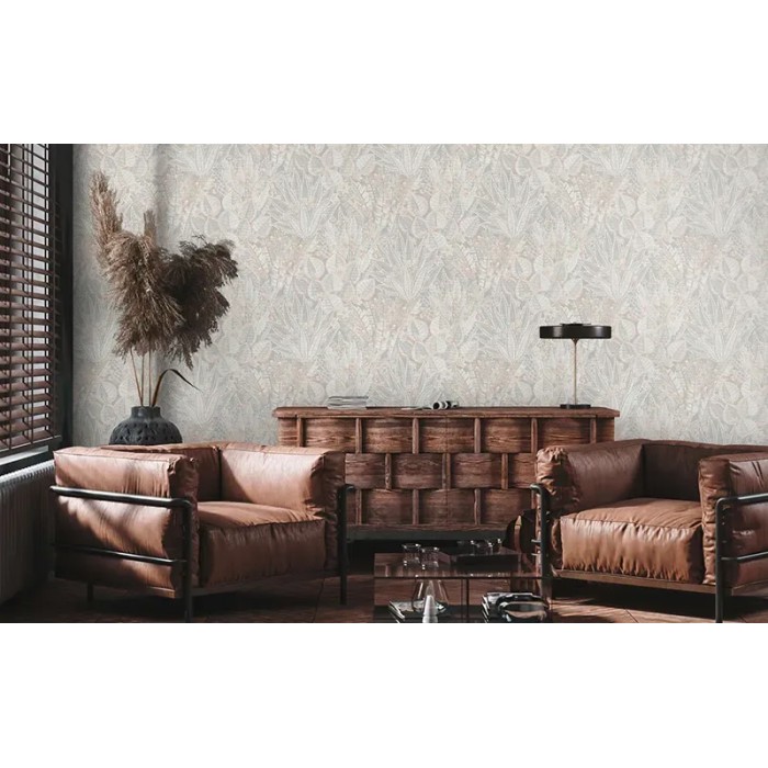 As Creation|Wallpaper ethnic style floral boho gray, cream|Floral