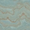 As Creation|Contemporary turquoise porous rock wallpaper|Wallpaper