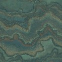 As Creation|Wallpaper contemporary porous rock green, gold|Wallpaper