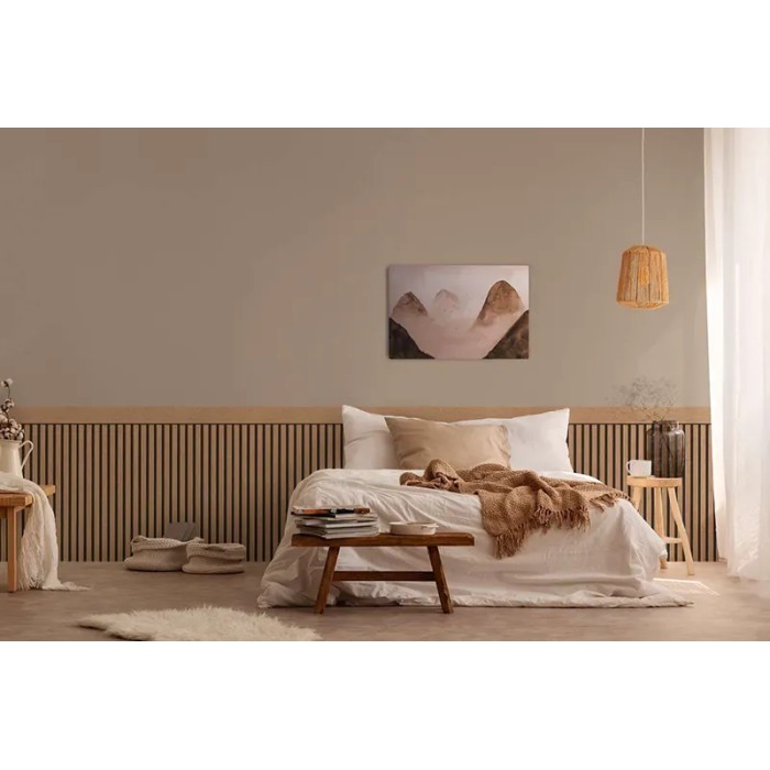 As Creation|Papier Peint frise latte bois scandinave|Imitation Bois