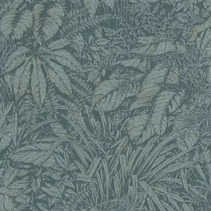 Rasch|Tapete kleine braune goldene Blüten|Tapeten