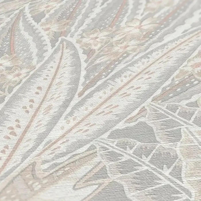 As Creation|Wallpaper ethnic style floral boho gray, cream|Floral