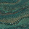 As Creation|Wallpaper contemporary porous rock green, gold|Wallpaper