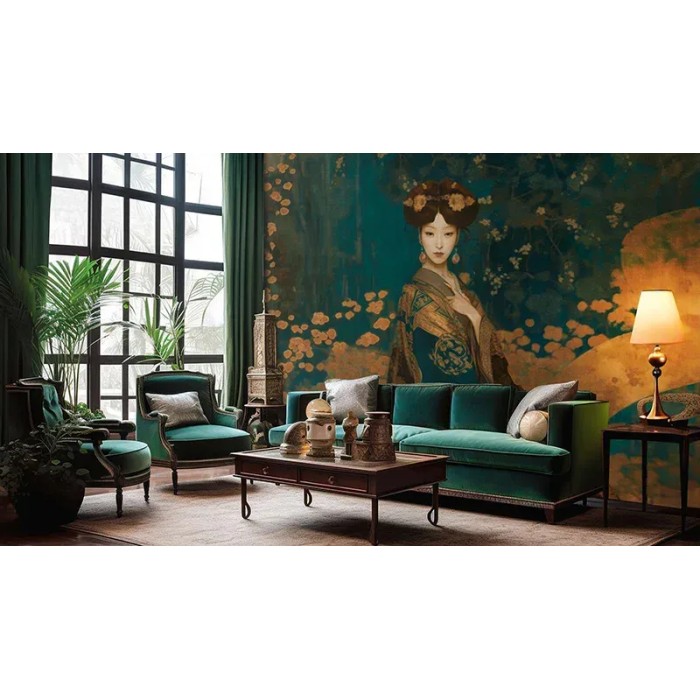 As Creation|Wandbild orientalischer Stil japanische Geisha|Wandbild