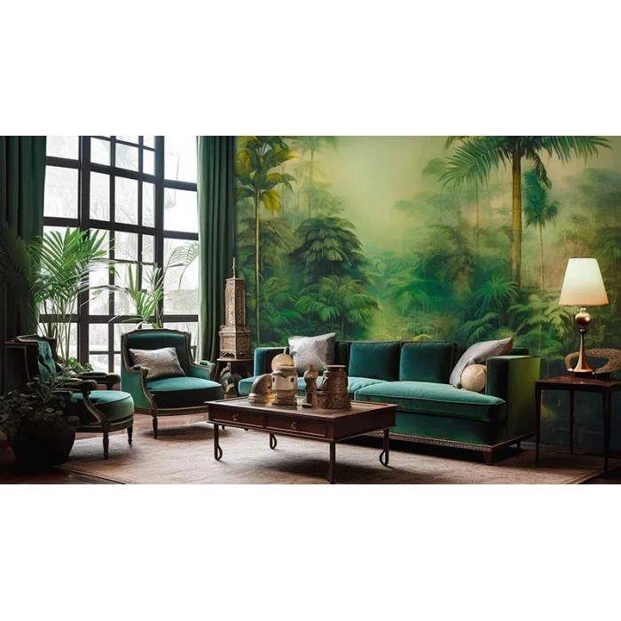 As Creation|Papier peint panoramique paysage jungle asiatique|Panoramiques