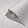 Marburg|Wallpaper pleated lines white, metallic silver|Contemporary