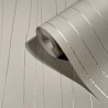 Marburg|Papel pintado alta gama rayas pliegues metálicos greige|Alta Gama