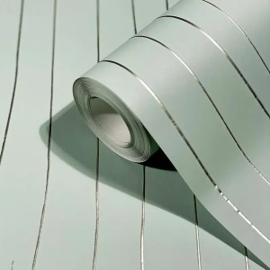 Marburg|Wallpaper with anthracite metallic folds|Contemporary
