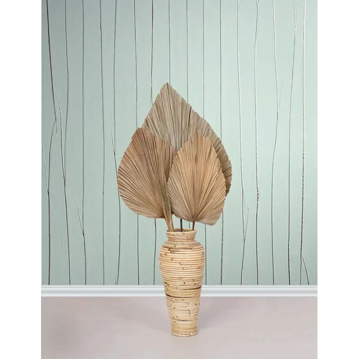 Marburg|High-end pleated metallic stripe wallpaper in green|Stripes