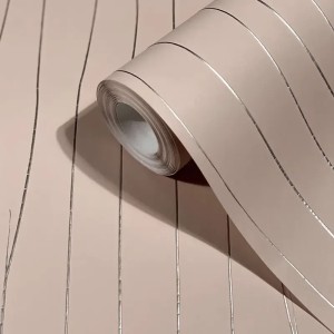 Marburg|Wallpaper with anthracite metallic folds|Contemporary