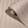 Marburg|High-end pleated metallic stripe wallpaper in beige|High-End