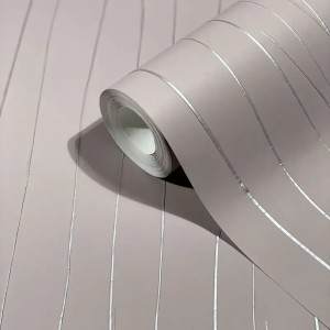 Elitis|Papier peint chiné effet soie vert émeraude|Papier Peint