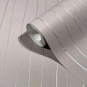 Marburg|Papier Peint avec des plis métalliques gris brun|Papier Peint