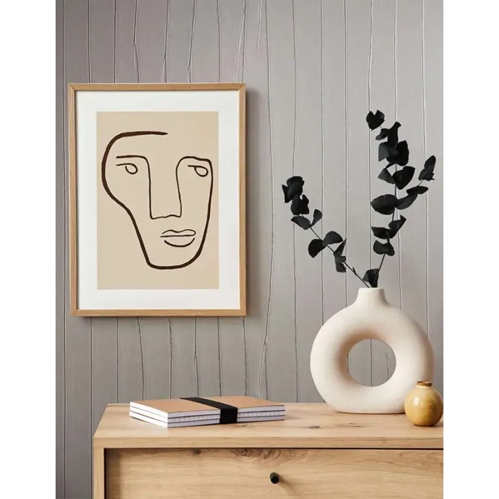 Marburg|Tapete mit metallischen braun-grauen Falten|Tapeten