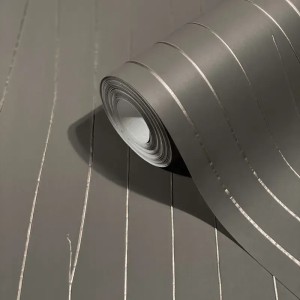 Casamance|Leinentapete braun ethnischer Effekt|Hochwertige