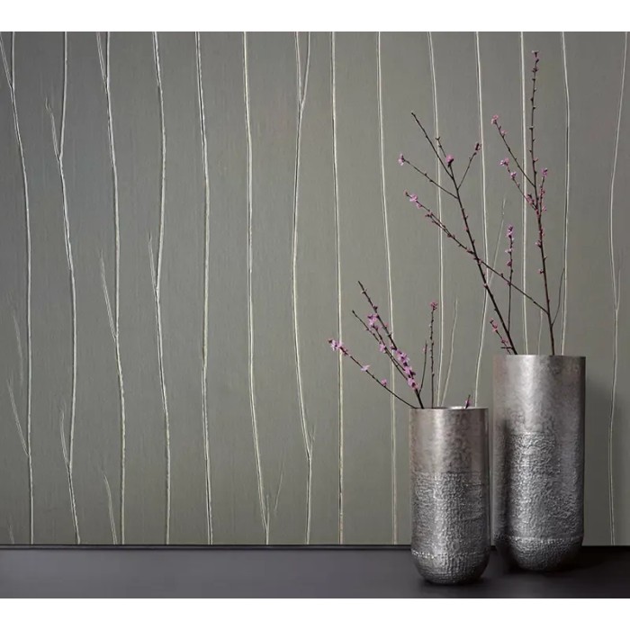 Marburg|High-end pleated metallic stripe wallpaper|High-End