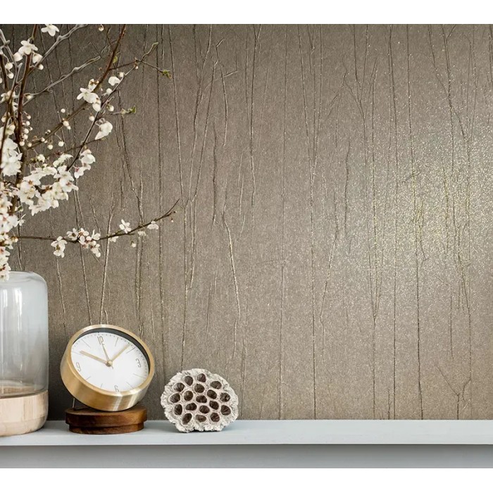 Marburg|Wrinkled modern golden Wallpaper, high-end|High-End