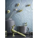 Marburg|Hochwertige metallisch blaue Blumen Tapete|Tapeten