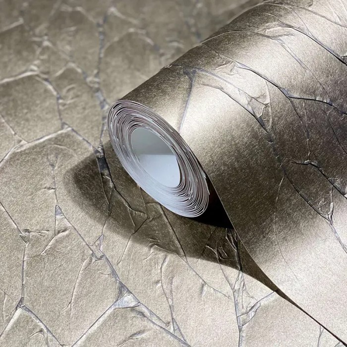 Papel pintado floral alta gama platino - Marburg Crush Motion 63420