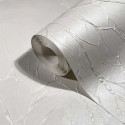 Marburg|High-end pearl white floral wallpaper|High-End