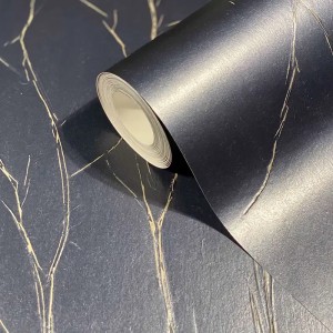 Papeldecor|Papier peint avec des perroquets parmi des feuilles de palmier de style tropical|Papier Peint
