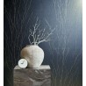 Marburg|Papier Peint haut de gamme bleu acier, branches d'arbres|Papier Peint