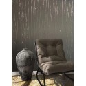 Marburg|Papier peint moderne uni froissé anthracite|Haut Gamme