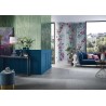 Marburg|Modern plain crinkled wallpaper in green|High-End