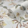 Marburg|Papel pintado estampado flores blanco con bayas|Papel Pintado