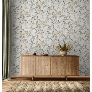 Marburg|Papel pintado flores beige y rosa|Papel Pintado 2