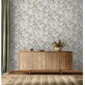Marburg|Papier Peint imprimé fleurs blanches avec baies|Papier Peint