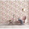 Marburg|Papier Peint fleurs beige et rose|Papier Peint