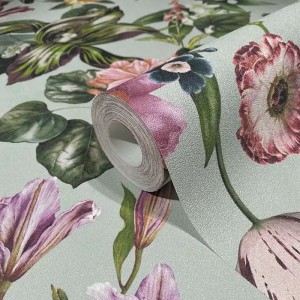 Papeldecor|Papier peint pour enfants avec des poneys en beige et gris|Papier Peint