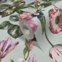 Marburg|Wallpaper green and pink floral vine|Wallpaper