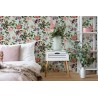 Marburg|Papier Peint floral avec des lianes vertes et roses|Papier Peint
