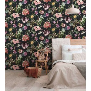 Casadeco|Modern style palm wallpaper in oxidized tones|Floral 2