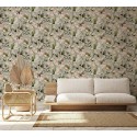 Marburg|Japanese magnolia wallpaper in beige and orange|Oriental