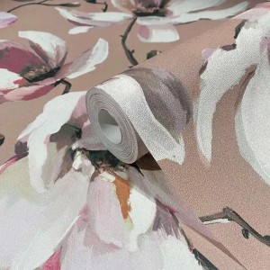 Eijffinger|Papier peint scandinave vagues en relief beige|Romantique