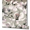 Marburg|Orientalische Tapete Magnolien Grau, Beige und Weiß|Romantisch