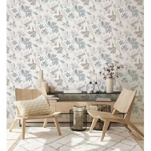 Elitis|Seidentapete in Grau im orientalischen Stil|Tapeten 2